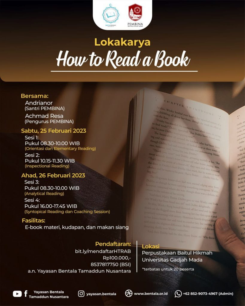 Lokakarya How to Read a Book